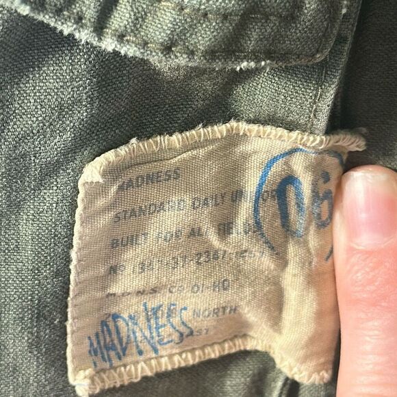 Madness Made in Japan Military Utility Field Jacket Men distressed L Large Green - Picture 6 of 12